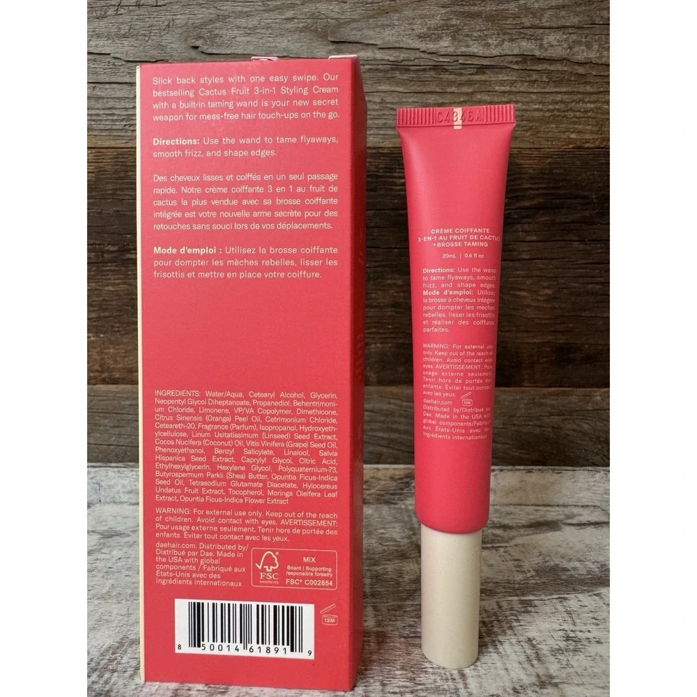 Dae Cactus Fruit 3-in-1 Styling Cream +‎ Taming Wand Set | MSRP = $28